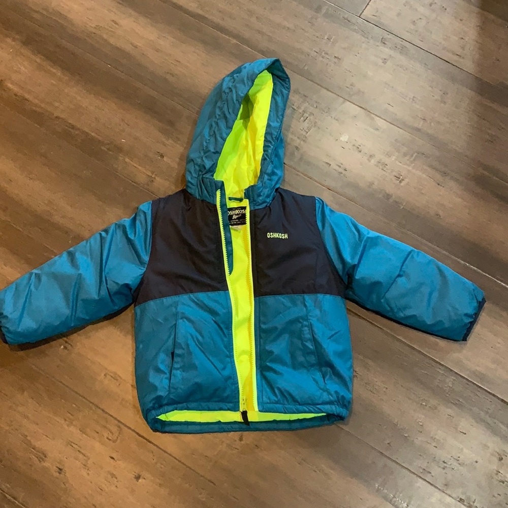 Oshkosh Winter insulated jacket size 4T.